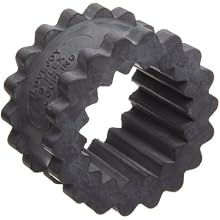 Lovejoy 35359 Size 4JE Solid Design S-Flex Coupling Sleeve, EPDM Rubber, 2.31" OD, 1.25" Elastomer Length, 120 in-lbs Nominal Torque