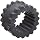 Lovejoy 35359 Size 4JE Solid Design S-Flex Coupling Sleeve, EPDM Rubber, 2.31" OD, 1.25" Elastomer Length, 120 in-lbs Nominal Torque