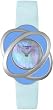 Stainless Steel T-Trend Precious Blue Flower Mother Of Pearl Dial
