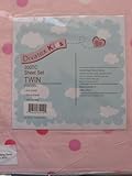 Divatex Kids Pink Polka Dot Twin Sheet Set