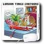 Londons Times New Release Funny Cartoons - Satan In Therapy - Mouse Pads