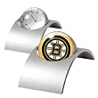 Boston Bruins NHL Spinning Desk Clock