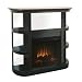 Southern Enterprises FA8565E Metropolitan Black Electric Fireplace