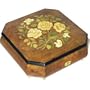 Italian Multi-Angular Floral Music Box