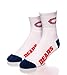 For Bare Feet NFL Chicago Bears Men's Quarter Socks, White