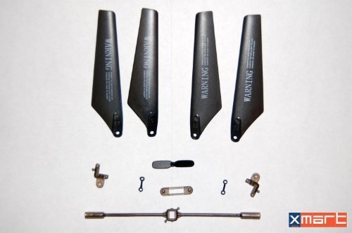 Syma S108g Full Set Replacement Parts, Main Blades, Tail Blade, Connect Buckle Balance Bar, Spare Main Grips