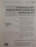 PSAT NMSQT Test (Tuesday, October 1996)