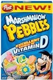Post Pebbles Cereal, Marshmallow, 10.8 oz (Pack of 4)