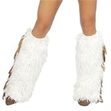 Hippie Chic Costume Fringe Legwarmers – ONE SIZE Picture