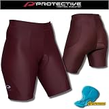 Protective Damen Fahrradhose Race short CATANIA plum 34