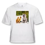 Cats - Kitten and Duck - T-Shirts