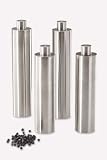 Zack 20749 TAVOLA salt mill 1.50 h. 6.30 inch Stainless Steel