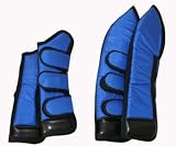 Full Length Set of Four Horse Shipping Boots Royal Blue