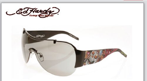 ED HARDY EHS 003 SHIELD SUNGLASSES