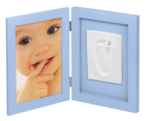 My Sweet Memories 34122001 - 2-teiliger Rahmen f&uuml;r Foto und Baby-Abdruck, blau Preisvergleich