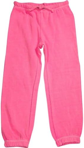 Play Six - Little Girls' Sweatpant, Neon Pink 31731-5