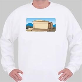 Sweatshirt with Greece, temple, Acropolis, construction, structure, Europe, architecture, Parthenon, field, building