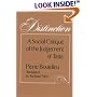 Distinction: A Social Critique of the Judgement of Taste