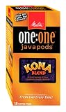Melitta One:One  Universal Fit, Java Pods, Kona Blend, 18-Count Box (Pack of 4)