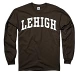 Lehigh Mountain Hawks Brown Arch Long Sleeve T-Shirt
