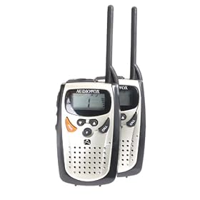 Audiovox FR530 Ultra Compact 14 Channel LCD 2-Way Radios (Pair) by Audiovox
