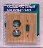 ACE DECORAN CB70003J PLATE SWITCH COMBO OAK
