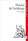Revue Presses Universitaires de France (PUF)  / Théorie de l'arbitrage