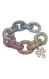 Multi-colored Pave Sutra Bracelet in Bold Size