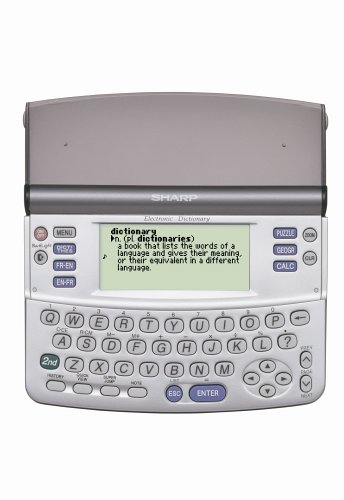 Childrens Toyshop  Electronics : Sharp PWE260 Electronic Dictionary/Thesaurus/French Dictionary/Crossword dictionary/puzzle solver