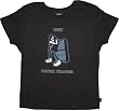 Emily the Strange ELECTRIC STRANGER Black juniors T-Shirt