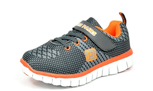 Dream Pairs 150938-K Boys & Girls Athletic Velcro Strap Outdoor Light Weight Running Sneakers Shoes (Toddler/Little Kid/Big Kid)