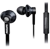 Philips TX1BK/00 In-Ear Kopfhörer mit Mikrofon schwarz