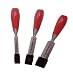 Footprint 85 Series 123106 Set of 3 Red Acetate Handle Wood Chisels 1/2-Inch, 3/4-Inch, 1-Inch