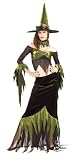 Women Small 6-10 Deluxe Wicked Witch Halloween Costume for Fun
