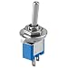 Kippschalter Subminiatur, EIN-AUS, 2 Pins, blaues Geh�use