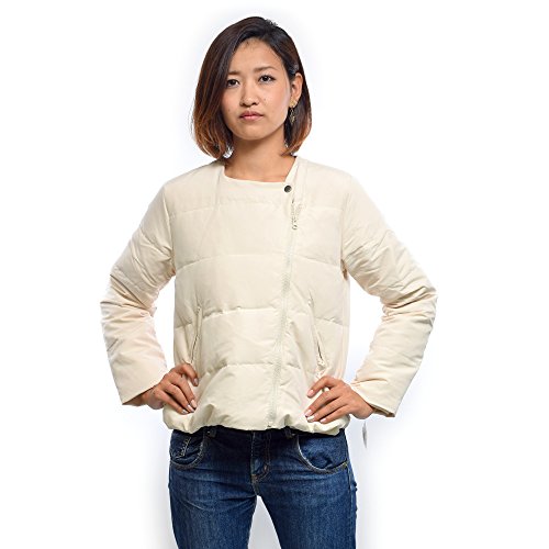 (ジュリーアンドルイス) JULIE&LOUIS レディース ノーカラー ダウン ジャケット DOWN JACKET