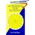 A Critique for Ecology by  Robert Henry Peters