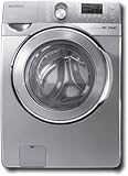 Samsung : WF448AAP 3.9 cu ft. Steam Front Load Washer - Stainless Platinum