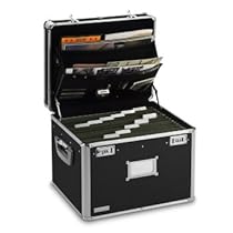 Black Letter/Legal Chest with Interior Pocket