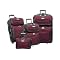 Traveler’s Choice Amsterdam 3 Piece Upright with Tote - Red