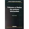 Puissance et limites des syst�mes informatis�s. Etudes et logiciels informatiques