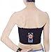 UGET Women's Strapless Short Corset Les Lesbian Tomboy Strapless Chest Binder Tops US 4-6/Asia XL Black