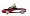 Kurt Adler Glass Corvette, Christmas Ornament thumb