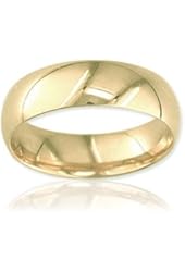 Comfort Fit 6mm Yellow Gold Band, Size 11
