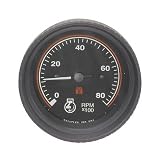 Red International Tachometer for O/B Type Force, 20 pole only (8,000 rpm)
