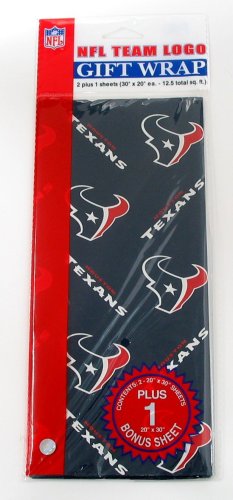 NFL Houston Texans Wrapping Paper