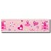 Princess Pink Castle Prepasted Wall Border