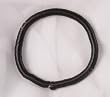 Black Togo Disc Stretch Bracelet