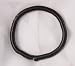 Black Togo Disc Stretch Bracelet
