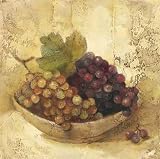 Sunlit Grapes by Albena Hristova. Size 12.00 inches width by 12.00 inches height. High Quality Art Poster Print